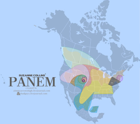 A map of Panem by AimArrowsHigh